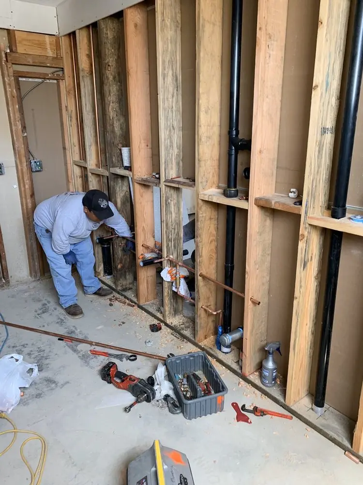 Commercial rough-in plumbing for Water Heater Replacement in Niguel Ranch